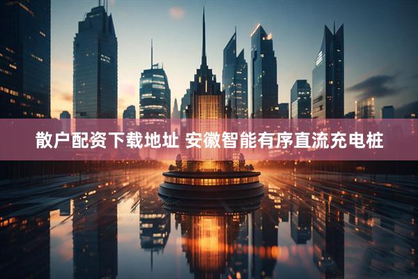 散户配资下载地址 安徽智能有序直流充电桩